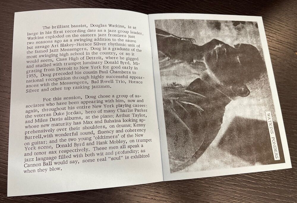 ○新品LP○ DOUG WATKINS / WATKINS AT LARGE : 1956年に