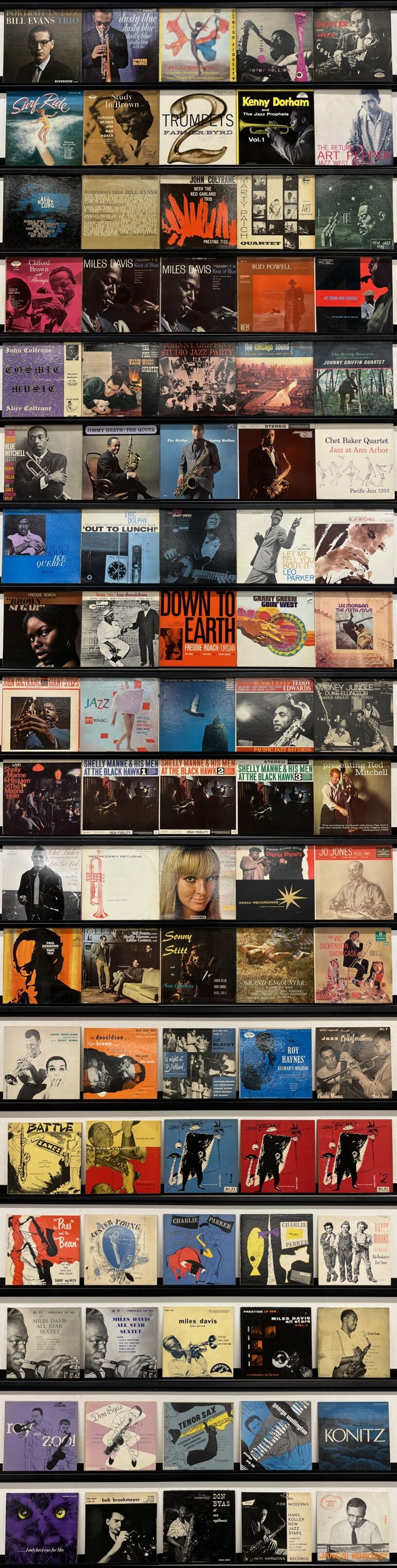 オリジナルFrank Wess Sextet， Mono，10インチ、Commodore， 両溝