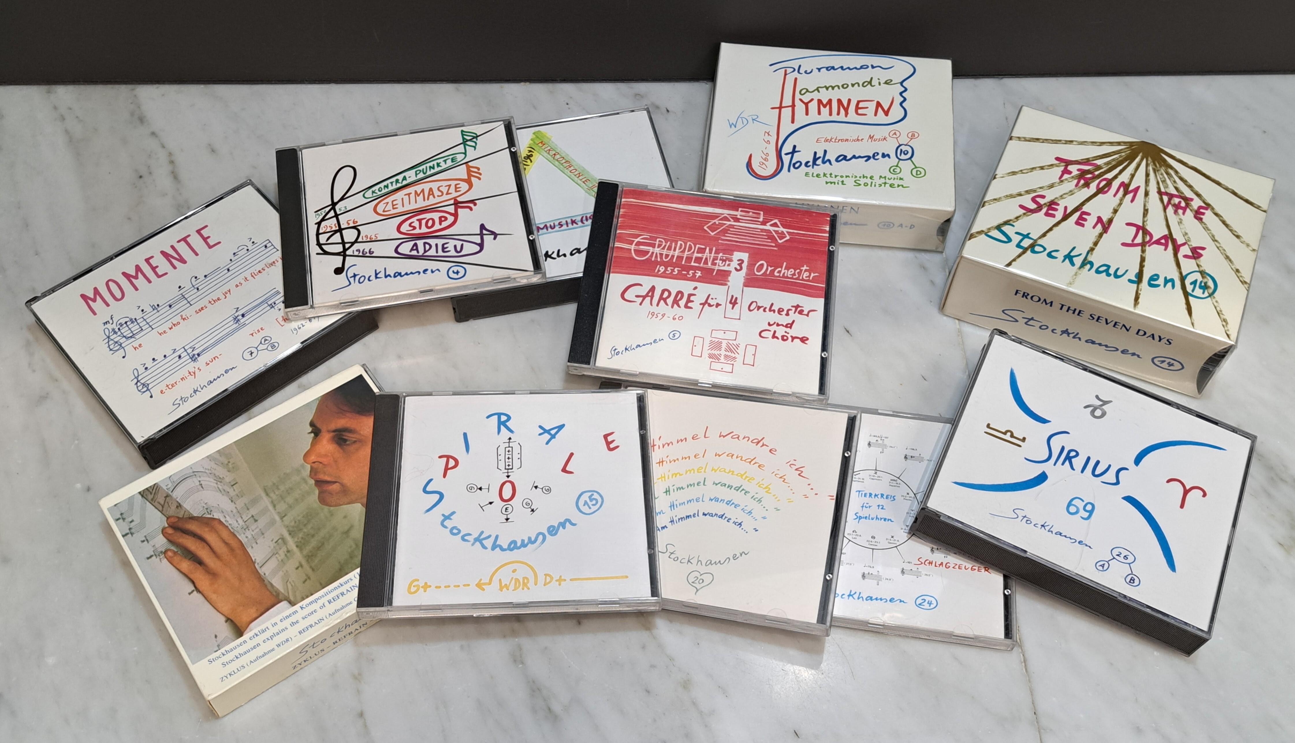 CD シュトックハウゼン Hymnen 4CD