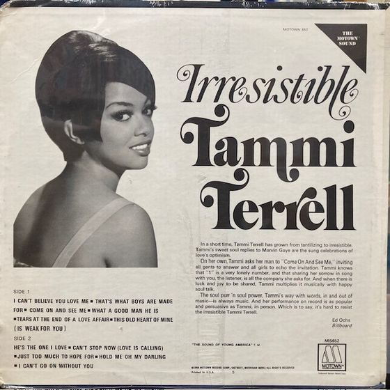 ◎7/19(金) TAMMI TERRELL「IRRESISTIBLE」未開封品2枚出展