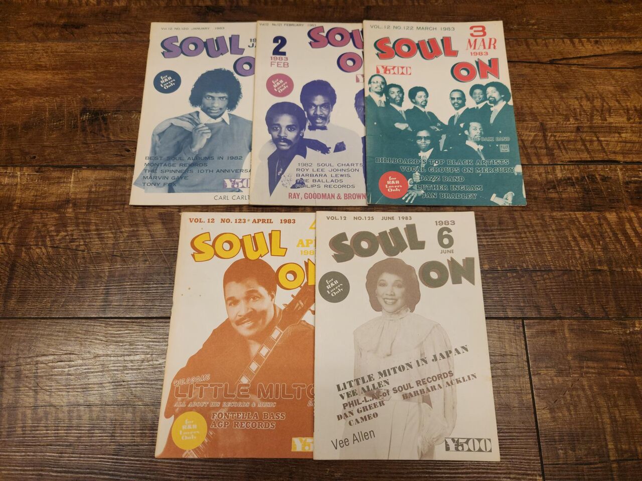 SOUL ONVOL.5 1976年1～12月号12冊