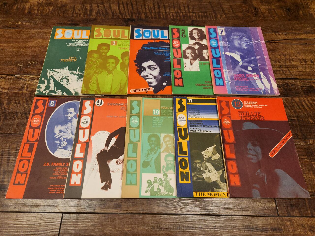 SOUL ONVOL.5 1976年1～12月号12冊