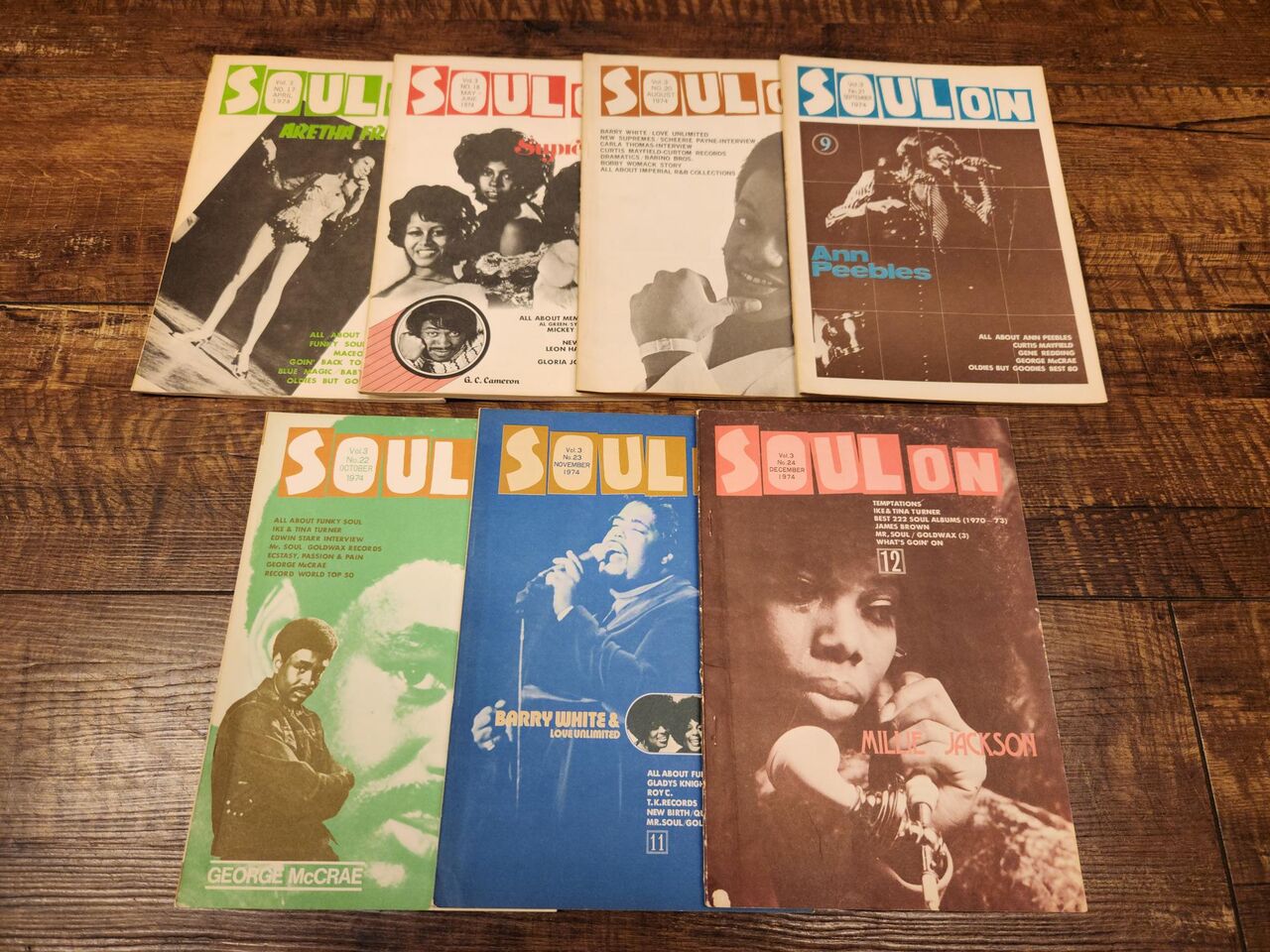 SOUL ON　VOL.5 1976年1～12月号　12冊 SOUL ON VOL.5 1976年1～12月号 12冊 SOUL ON VOL.5 1976年1～12