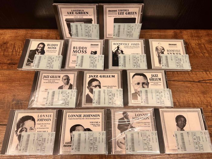 ☆7/22(月)DOCUMENTレーベル/BOXなど戦前BLUES中心にBLUES中古CD350枚