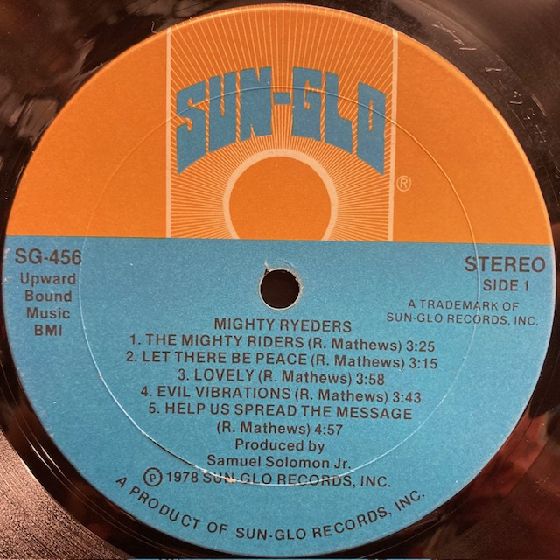 Mighty Ryeders レコード Mighty Ryeders / Evil Vibrations Collection | Funk／Soul
