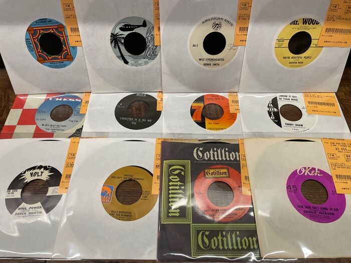 ◎2/23(月・祝) 45Sコーナー増設記念！SOUL・FUNK 新着中古45 930枚