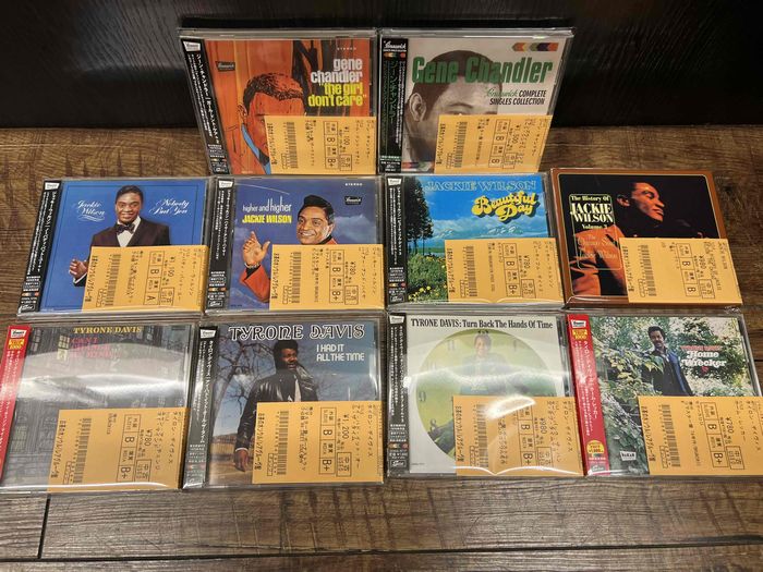☆1/31(水)SOUL新着中古CD男性ソロシンガーのみで250枚の大量入荷