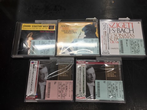 6/1(木)【中古CD】バッハの無伴奏ヴァイオリン : ディスク