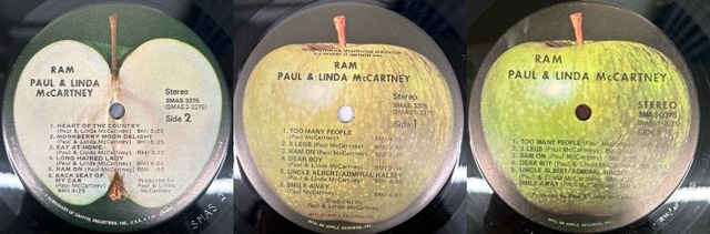 paul mccartney ram (USプロモアドバンス2枚セット!!) paul mccartney ram (USプロモアドバンス2枚セット!!) - メルカリ