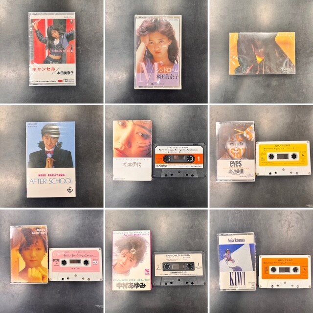 未開封品あり！】中山美穂、中森明菜など80年代アイドル中心に