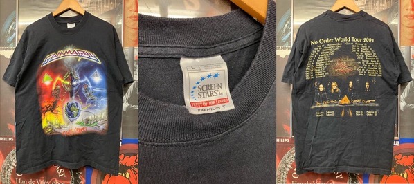 GAMMA RAY 初来日1990年Tシャツ