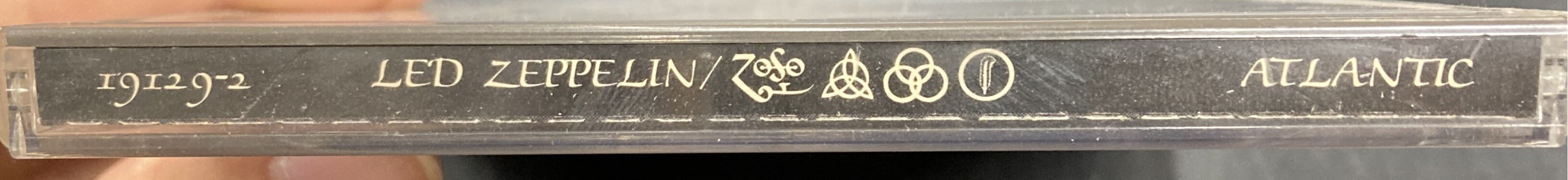 中古CD】レッドツェッペリン4TH、旧規格CD入荷いたしました！ : CD