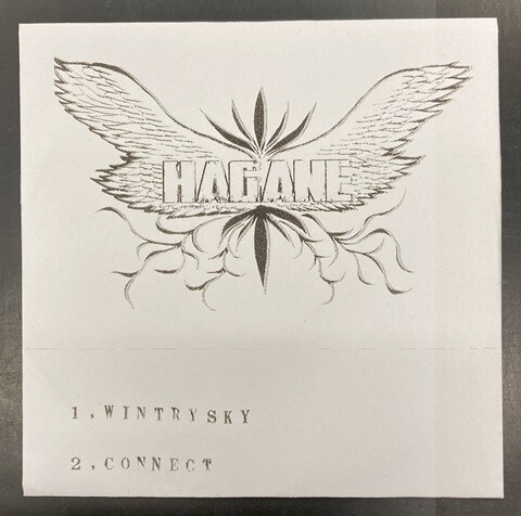 HAGANE DEMO II サイン入り CD Code ; 9021 hagane ハガネ メンバー