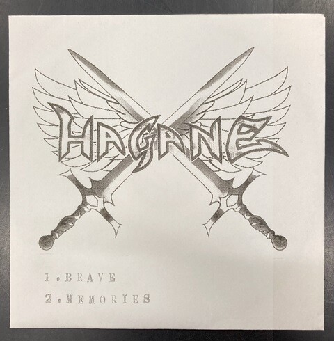 HAGANE DEMO II サイン入り CD HAGANE メンバー5人サイン入りCD DEMO2 HAGANE メンバー5人サイン入り