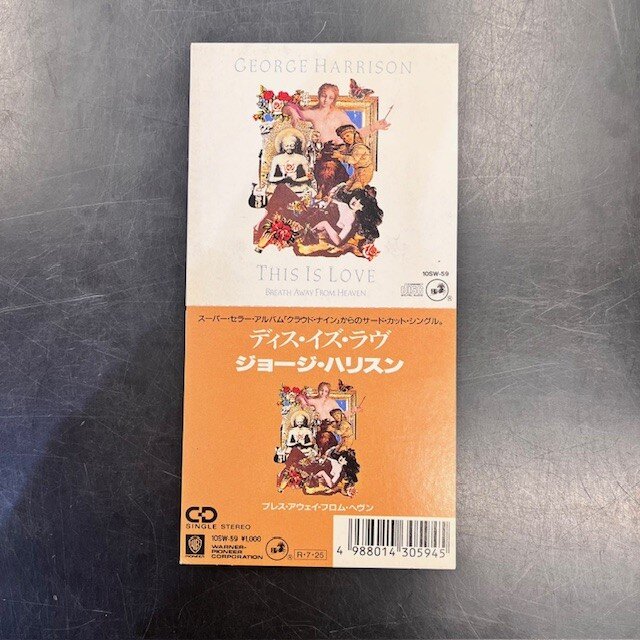 希少!】GEORGE HARRISONの8㎝CD5タイトルまとめて入荷してます 希少!】GEORGE HARRISONの8㎝CD5タイトルまとめて入荷してます