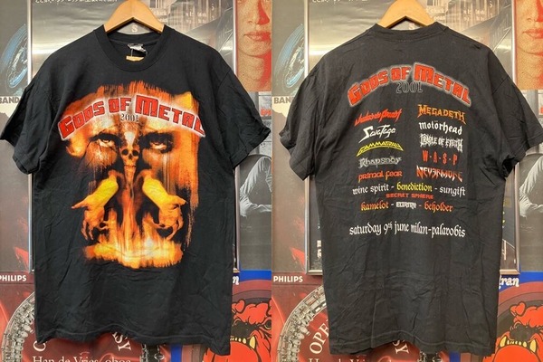 VINTAGE Tシャツ GAMMA RAY、Gods of Metal FES. 入荷しました! : CD