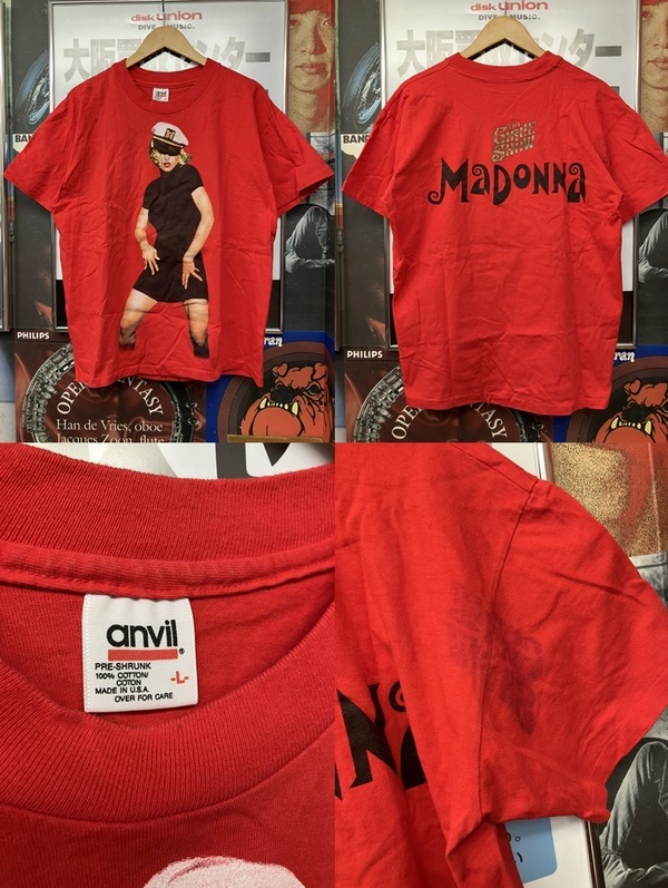本日入荷しました。マドンナ、マイケルジャクソン 古着Tシャツ 本日入荷しました。マドンナ、マイケルジャクソン 古着Tシャツ