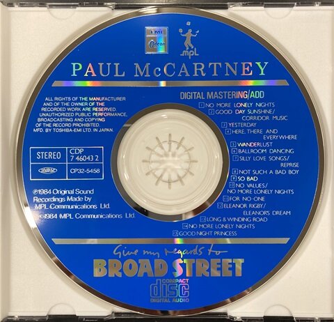 中古ROCK/CD】ポールマッカートニーの旧規格・赤帯の美品CDが