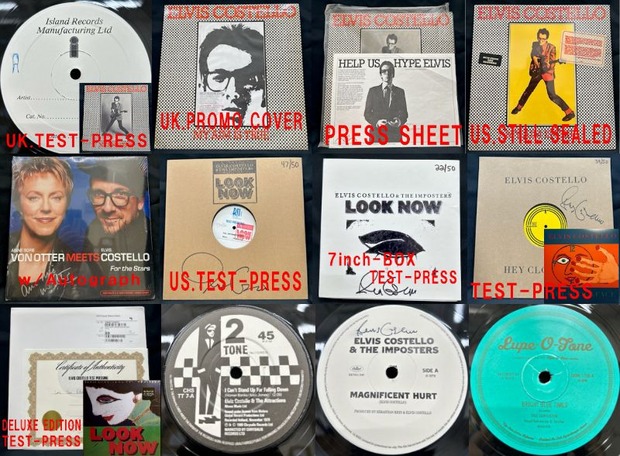 ELVIS COSTELLO 国内プロモ 5枚セット 9/12(土) 「ELVIS COSTELLO RECORD FAIR」※オンラインショップに出品
