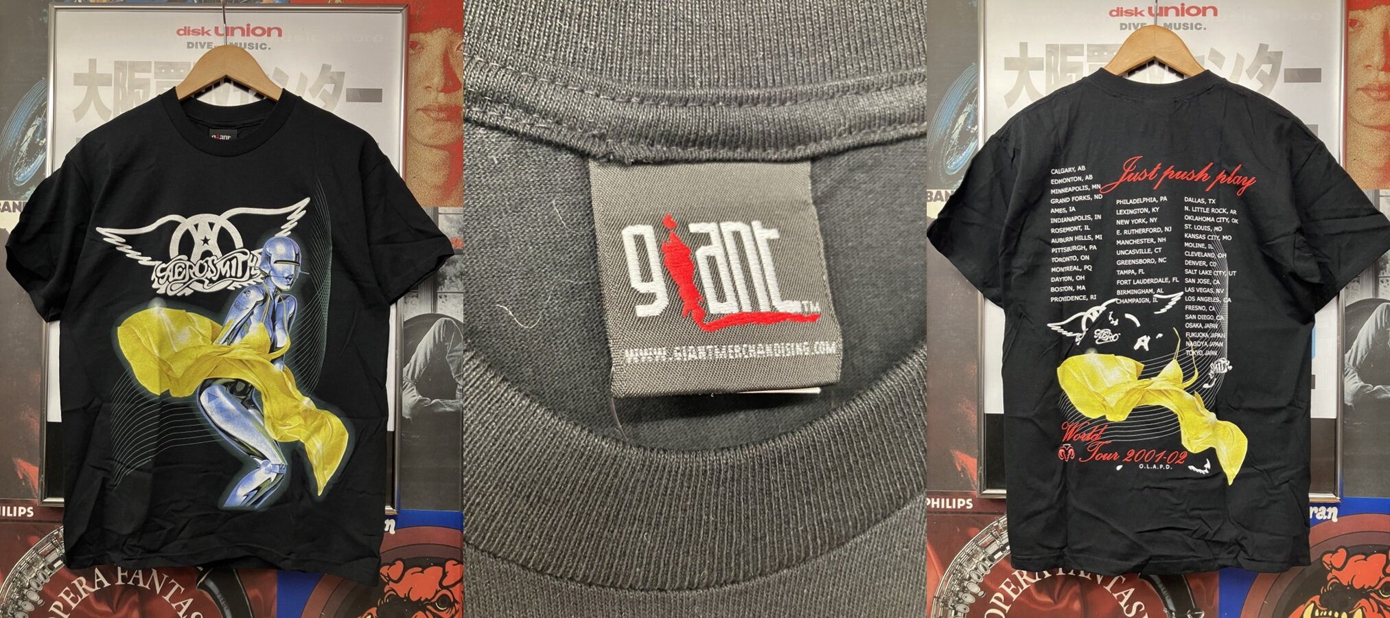 本日入荷、おすすめTシャツ！エアロスミス､ジミヘンドリックス