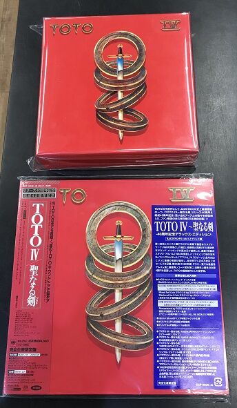 2/9(木)【中古ROCK/CD】TOTO 紙ジャケットBOXセット各種各種入荷 2/9(木)【中古ROCK/CD】TOTO 紙ジャケットBOXセット各種各種入荷