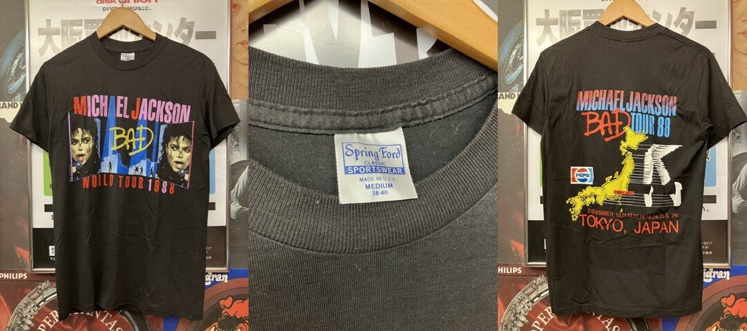 本日入荷しました。マドンナ、マイケルジャクソン 古着Tシャツ 本日入荷しました。マドンナ、マイケルジャクソン 古着Tシャツ