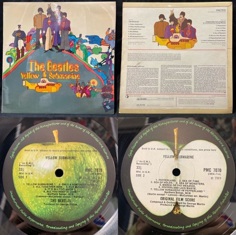 中古ROCK/レコード】 9/18(日) BEATLES UKオリジナル盤をまとめて出品