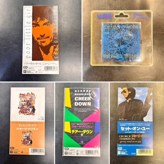 希少!】GEORGE HARRISONの8㎝CD5タイトルまとめて入荷してます 希少!】GEORGE HARRISONの8㎝CD5タイトルまとめて入荷してます
