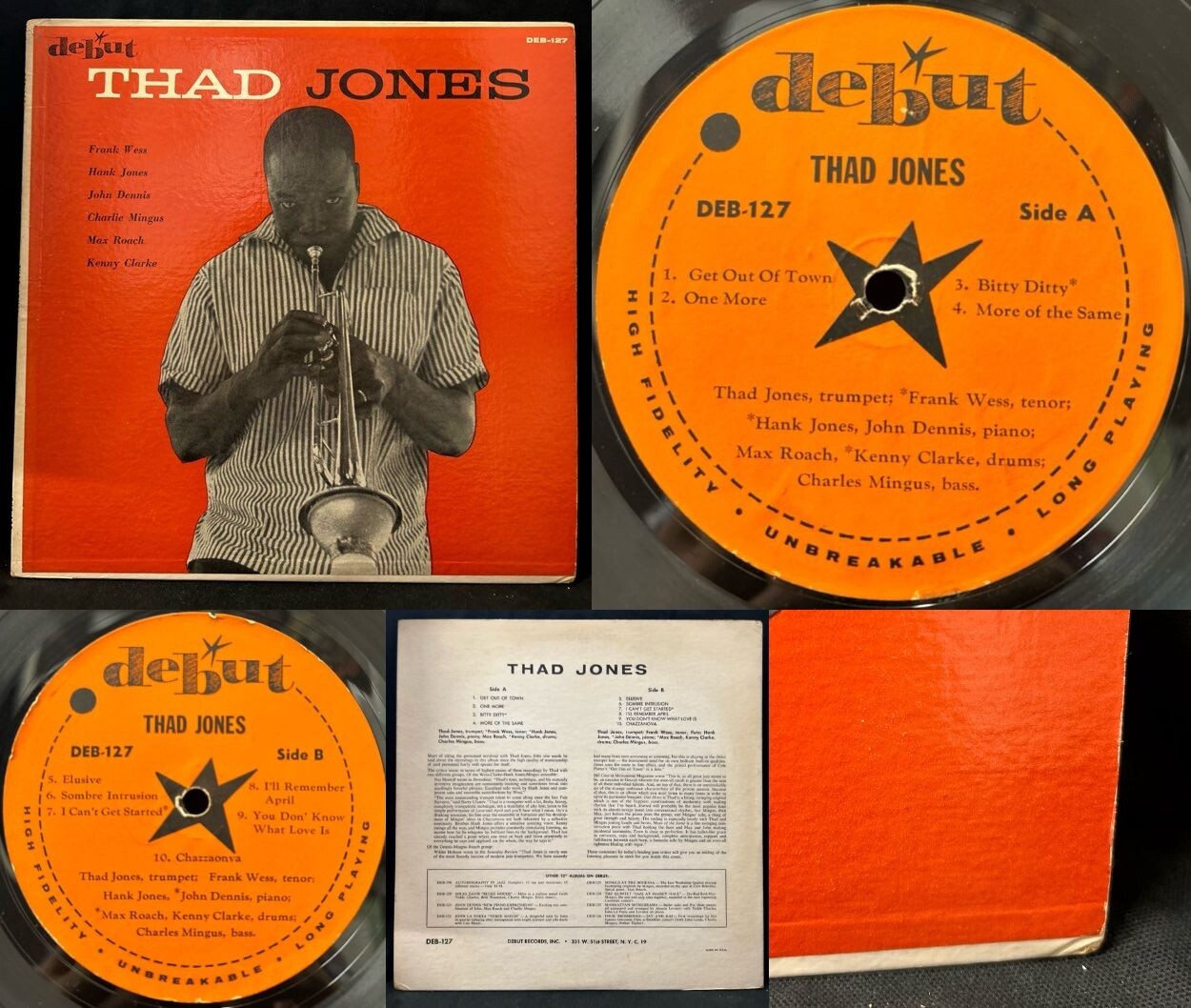 THAD JONES レコード　プレミアム復刻シリーズ　jazzレコード 4/25(土)「JAZZ廃盤レコードセール」特設ページ : CD・レコード 販売