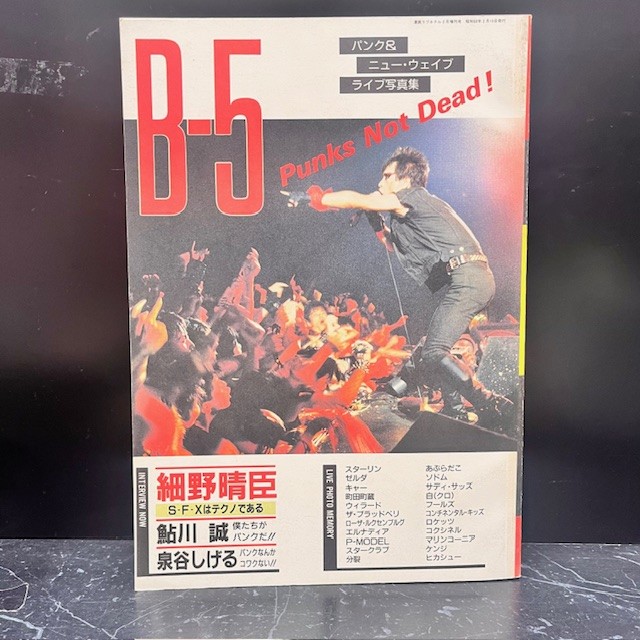 パンク＆ニュー・ウェイブ写真集「B-5」入荷！ : CD・レコード