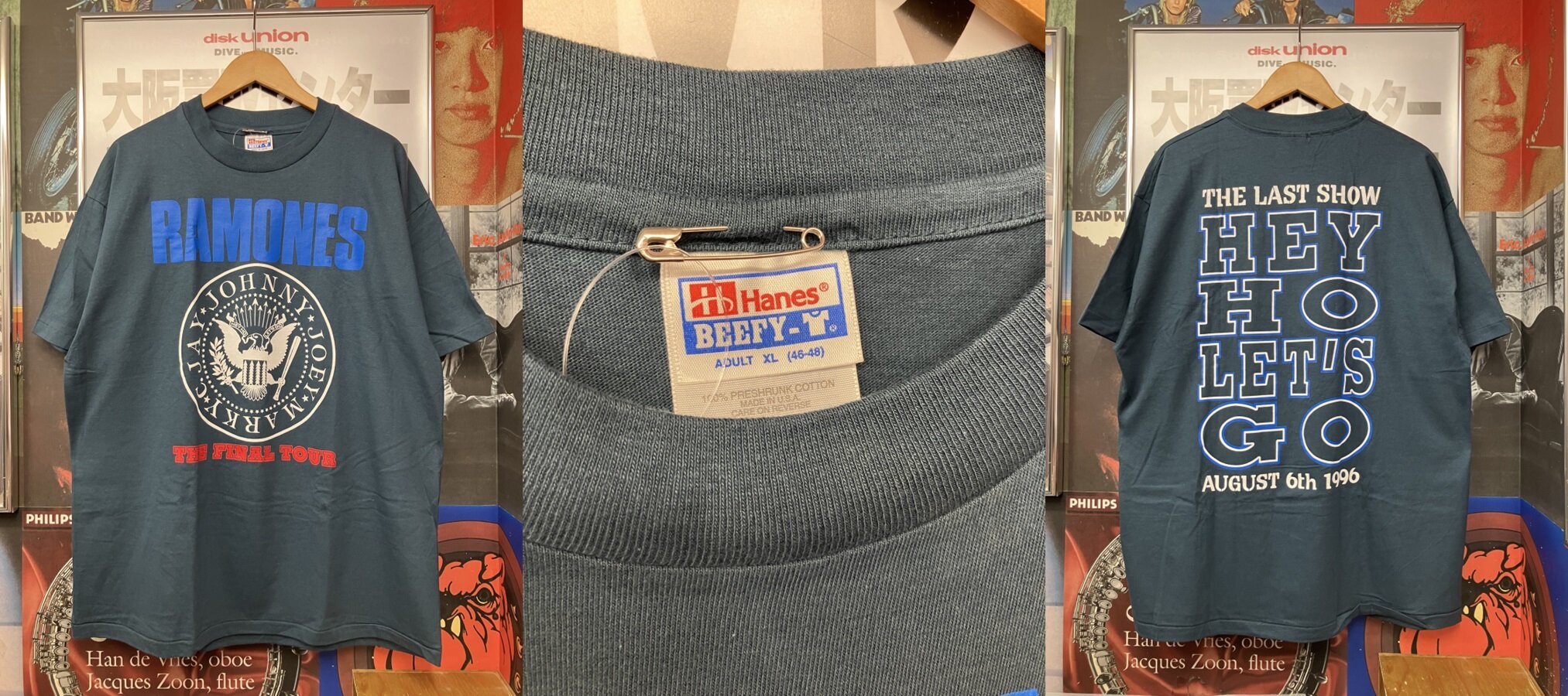 RAMONES 1996年解散ツアーTシャツ入荷! : CD・レコード 販売 RAMONES 1996年解散ツアーTシャツ入荷! : CD・レコード 販売