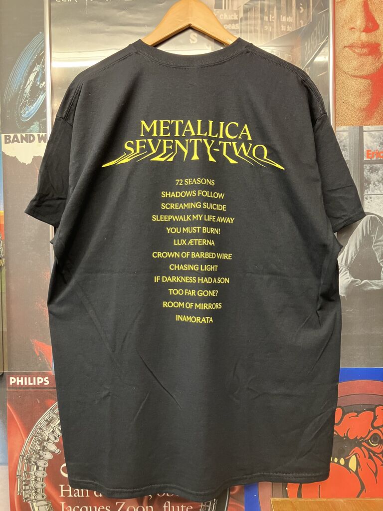 メタリカ『72シーズンズ』の新品オフィシャルTシャツ入荷致し