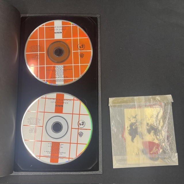 ガラクタ 直筆サイン入り 廃盤デモCD SOLD OUT!【直筆サイン入り！】GEORGE HARRISON「LIVE IN JAPAN」入荷