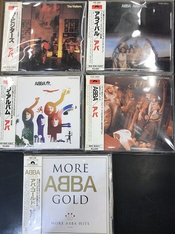 1/16(月)【中古ロック/CD】 ABBA 旧規格CDがまとめて入荷致し