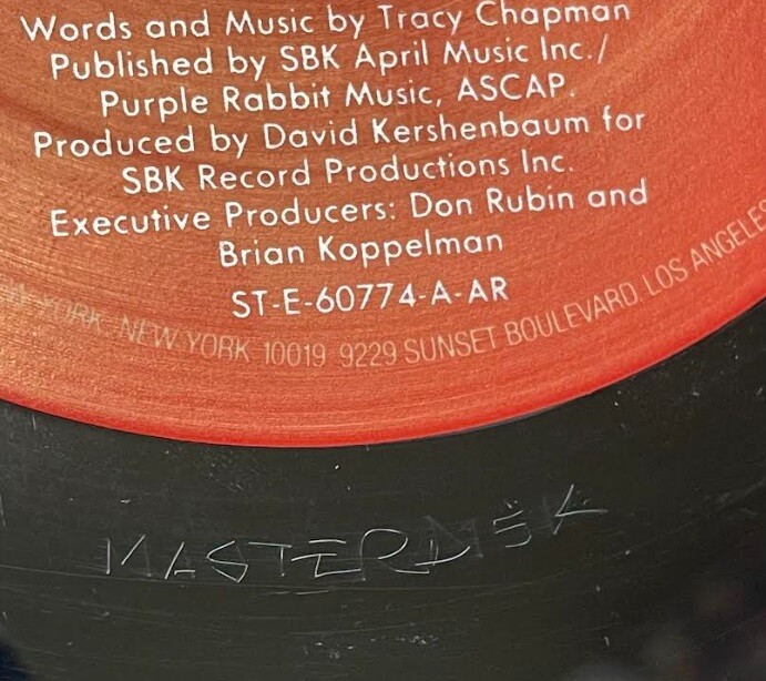 Tracy Chapman 88年US盤 Tracy Chapman 88年US盤 Tracy Chapman – Tracy Chapman – Vinyl