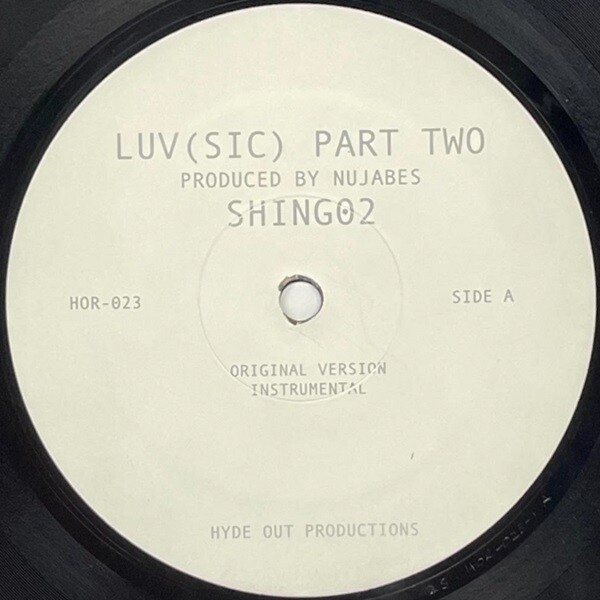 ヒップホップ/中古】NUJABES/ヌジャベス 歴史的名作「LUV(SIC ヒップホップ/中古】NUJABES/ヌジャベス 歴史的名作「LUV(SIC