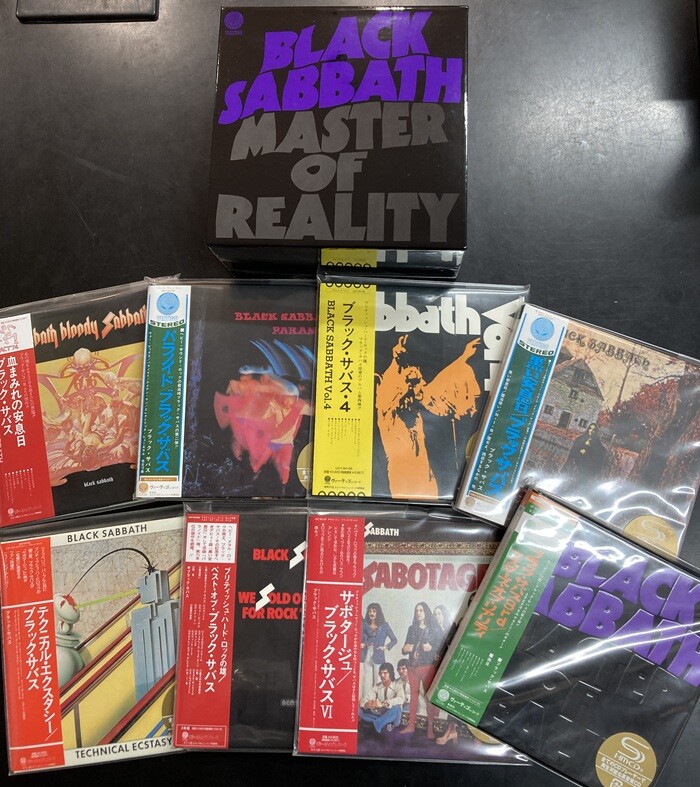 ブラックサバス/ ユニオン特典収納箱セット(CD無し) BLACK SABBATH / BLACK BOX THE COMPLETE ORIGINAL BLACK SABBATH (CD