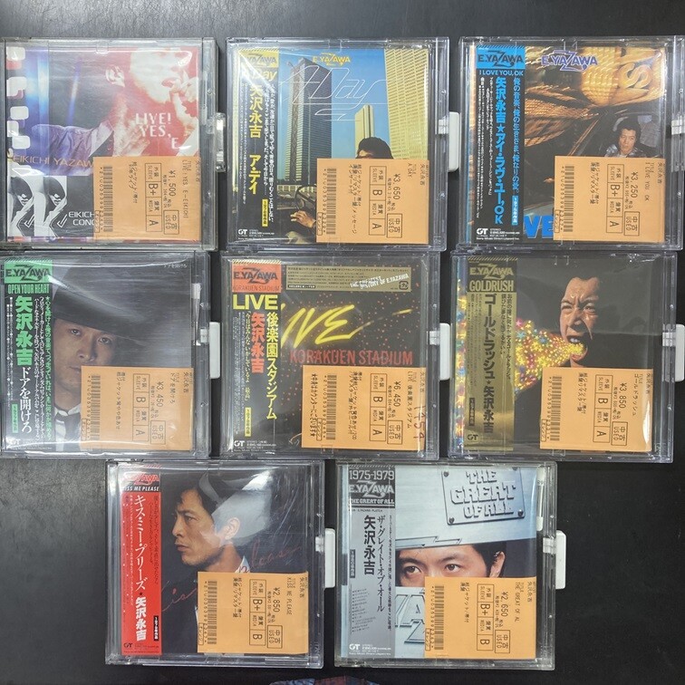 邦楽/中古CD】矢沢永吉・キャロルの中古CD約30点入荷