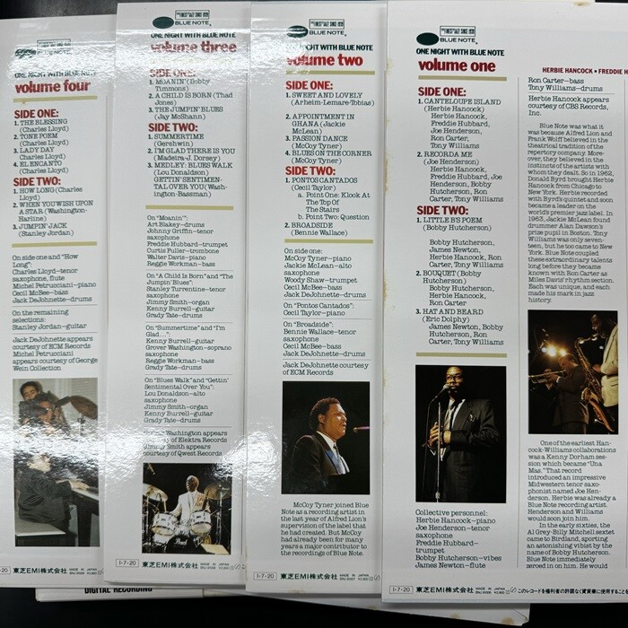中古/JAZZ】BLUE NOTE,ECMのレコード国内盤中心に帯付多数､まとまって