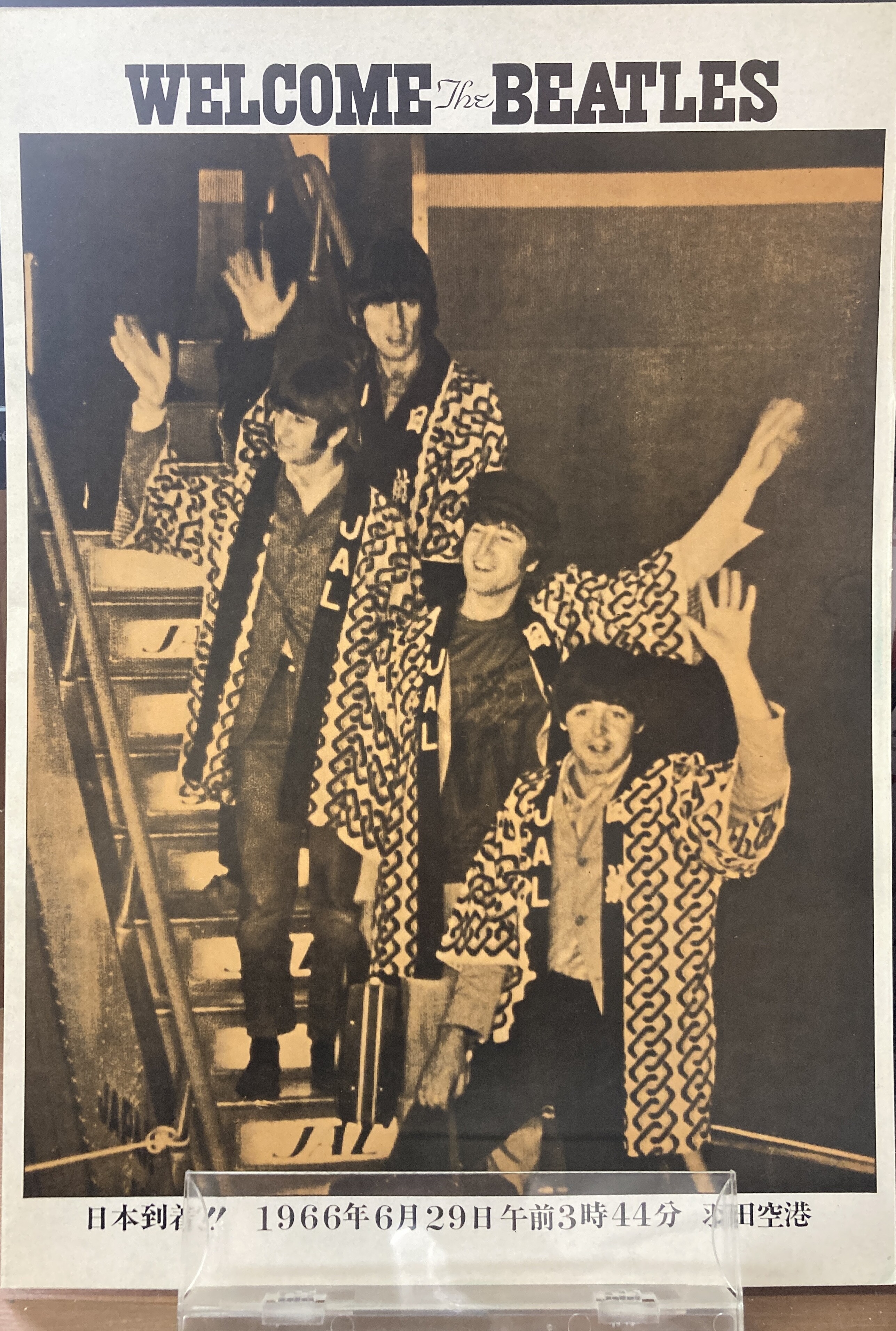 中古/ロック】ビートルズ/THE BEATLES 来日パンフレット1966年 中古/ロック】ビートルズ/THE BEATLES 来日パンフレット1966年