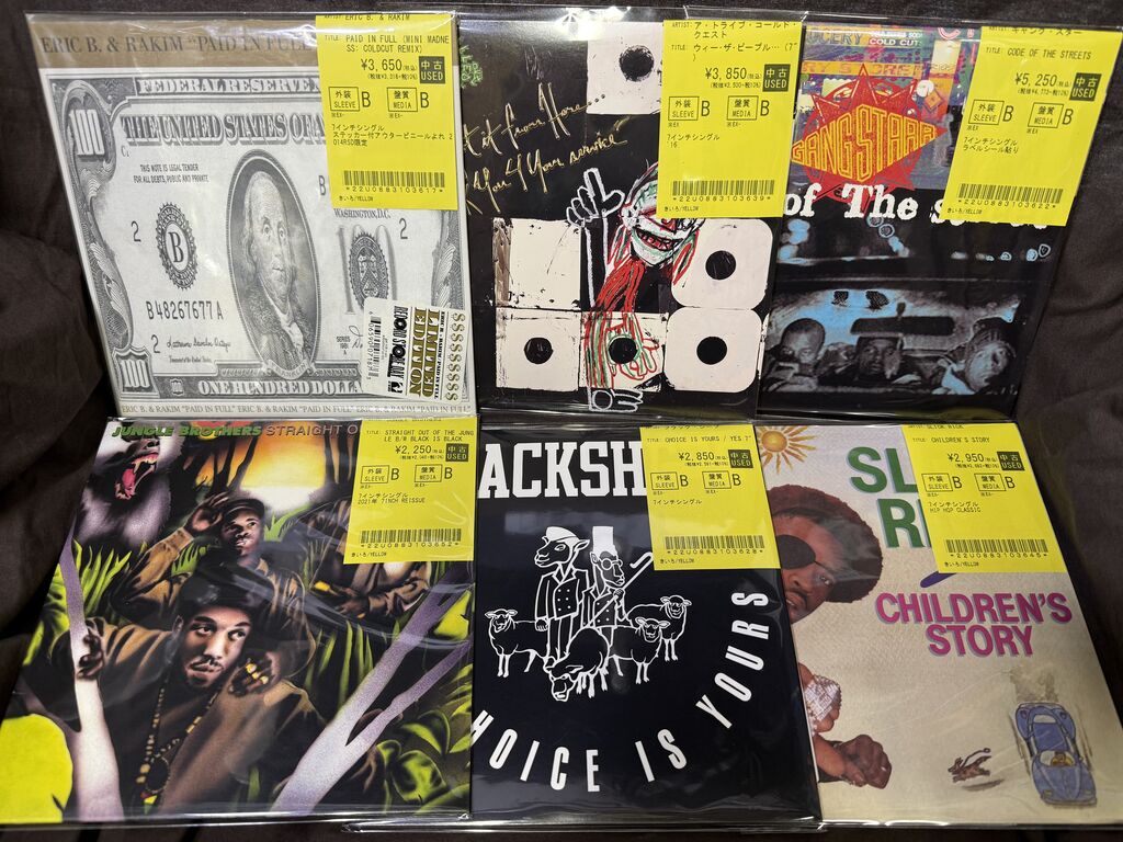 オンライン出品開始しました。＞＞＞□11/9(日) HIP HOP / R&B / 日本