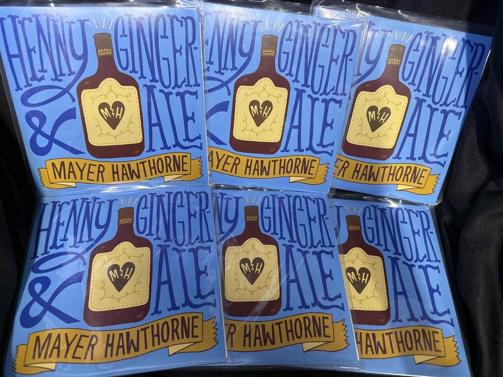 MAYER HAWTHORNE / HENNY ＆ GINGERALE / DESIGNER DRUG 7インチ