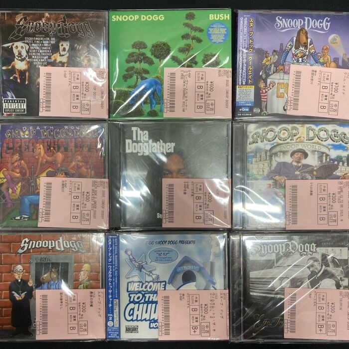 N.W.A.関連、SNOOP DOGG、2PAC など、GANGSTA RAP USED CD 約100枚 