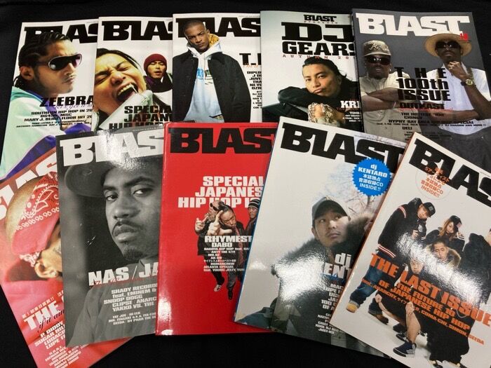 FRONT blast bmr LUIRE woofin 54冊 6/22 (月) HIP HOP専門誌｢FRONT｣、｢blast」、「bmr」が中古にて一挙160