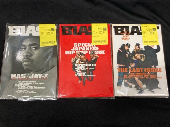 オンライン出品開始しました→11/18 (火) ヒップホップ専門誌｢blast