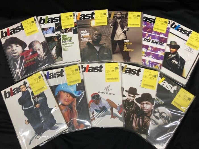 オンライン出品開始しました→11/18 (火) ヒップホップ専門誌｢blast