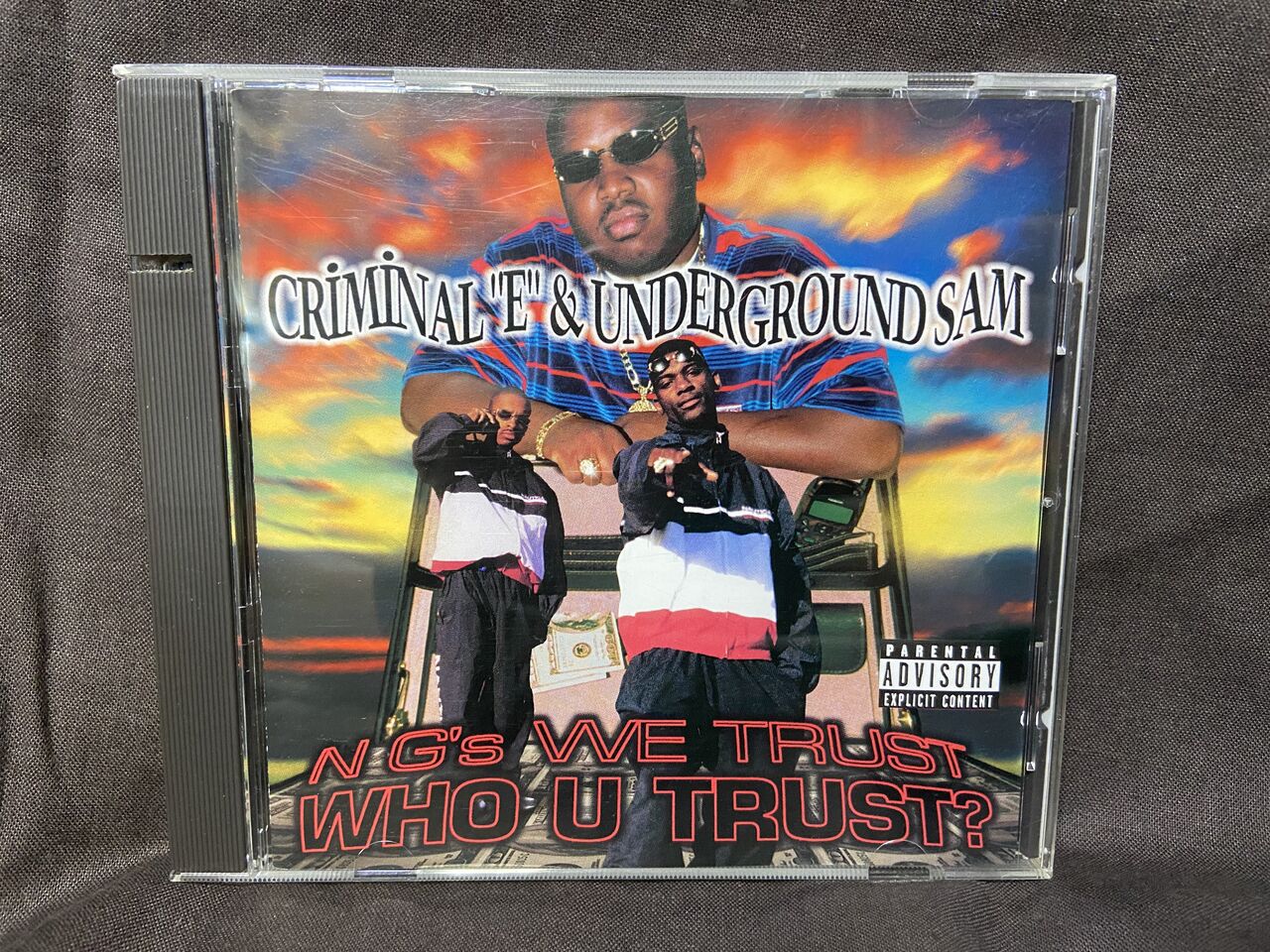 洋楽 G-rap Underground Gangsta GANGSTA RAP 「CRIMINAL E & UNDERGROUND SAM / N G'S WE TRUST