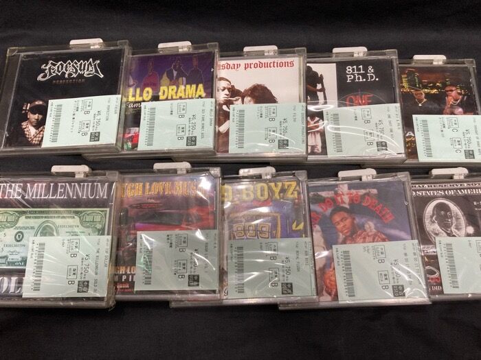 □7/10 (金) GANGSTA RAP USED CD 一挙750枚オーバーの緊急大量放出