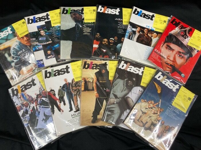 オンライン出品開始しました→11/18 (火) ヒップホップ専門誌｢blast