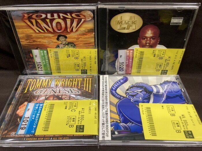 オンライン出品開始しました→4/28 (火) GANGSTA RAP USED CD 新入荷 